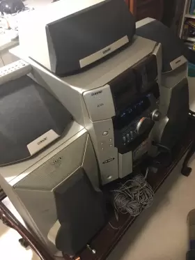 Mhc-f250av Sony Component System 50 1 Cd Changer. With Remote And Wires #3
