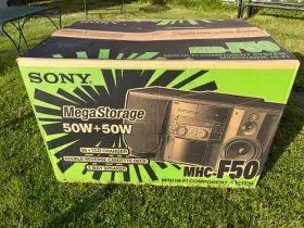 Mhc-f50 Sony Brand New 50 1 Disc Cd Changer Mini Hifi Stereo System