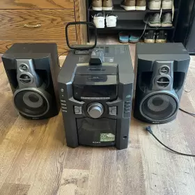 Mhc-gs100 Sony Disc Cd Changer Mini Hifi Stereo System With Remote