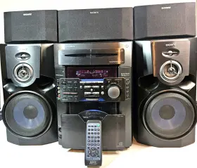 Mhc-mg510av Sony Mini Hi Fi Component System 60 Cd Megastorage Changer For Parts