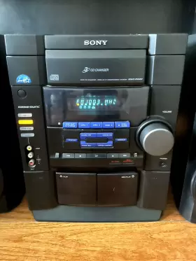 Mhc-rg20 Sony Hcd Hifi System 3 Cd Dual Tape Am/fm Stereo 2 Speakers Works #2
