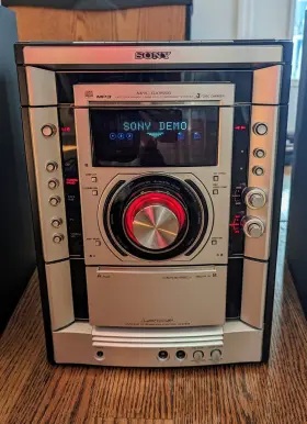 Mhc-gx9900 Sony Mp32 - Mini Hi Fi Component System Tape/cd/mp3 4 Speakers #2