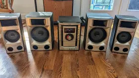 Mhc-gx9900 Sony Mp32 - Mini Hi Fi Component System Tape/cd/mp3 4 Speakers #3
