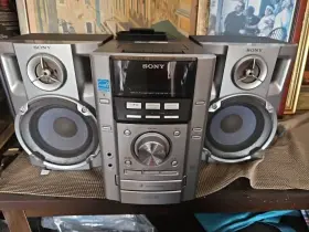 Sony-ss-ec50 Sony Mhc-ec50 Component System 3 Disc Cd Changer Player Am Fm Cassette No Remote