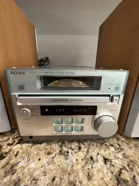Cmt-rb5 Sony Ss-crb5 Micro Hi-fi Mini Component System With Speakers Tested Vtg No Remote #2