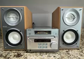 Cmt-rb5 Sony Ss-crb5 Micro Hi-fi Mini Component System With Speakers Tested Vtg No Remote #3