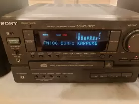 Ss-h1600 Sony Ssh1600 Mhc-300 Mini Hi-fi Component System Cd Player Powers On Speakers #3