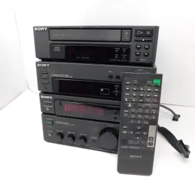 Ta-h300 Sony St-h300 As Is For Parts Mini Component Stereo Tuner Receiver Remote