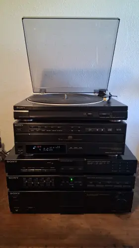 Cdp-c312m Sony Str-355 Vtg Stereo System Str-s355 Ps-lx47p Ss-ts94 Ss-ct91 Working
