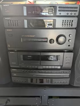 Lbt-d159 Sony Str-d159 Stereo 5-cd Am/fm Dual Cassette With 2 Bookshelf Speakers #3