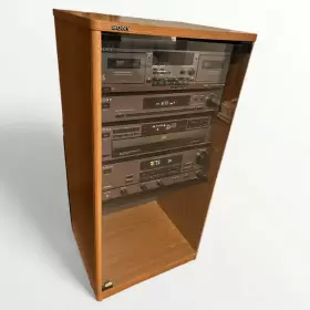 Su-s5210 Sony Audio Rack W Amplifier Cd Player Tuner And Tape Deck-stereo Sound System #3
