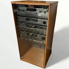 Su-s5210 Sony Audio Rack W Amplifier Cd Player Tuner And Tape Deck-stereo Sound System