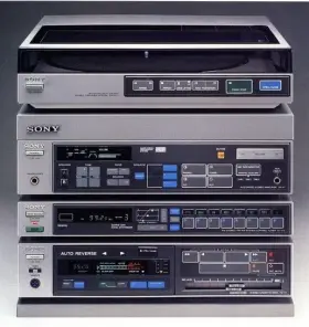 353cd Sony Su-v2 Vintage Table Rack For Syscon Liberty Stereo System Ta- V7