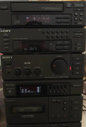 Ta-717m Sony Vintage Soni Mini High Component System For Parts Read The Description