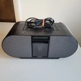 Zs-s4ip Sony Cd Player And Ipod Dock Radio - Tested Boom Box Music
