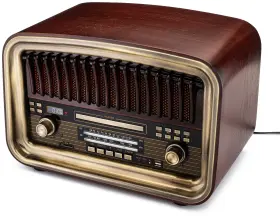 Vr26 Soundbeast All-in-one Am/fm Wooden Radio With Cd Player Bluetooth Usb Aux Sd