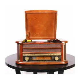 Soundmaster Nr513a Nostalgia All In One Music Center Record And Cd Player Fm Radio