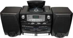 Supersonic 639131221260 Black Edition Vintage Bluetooth Stereo System Home Music Audio #3