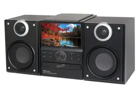 Sc-857d Supersonic Hi Fi Audio Micro System W Bluetooth Dvd Player Usb Sd Aux