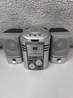 Sc-913 Supersonic Micro Hi-fi Am/fm Stereo Cd Bookshelf Radio System Vintage