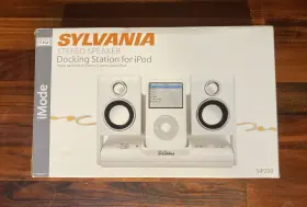 Sip299 Sylvania Imode Portable Mini System For Ipod White New