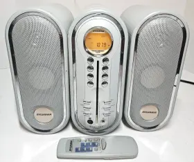 Srcd909 Sylvania Compact Audio System Am/fm Radio And Cd Player With Remote- Works