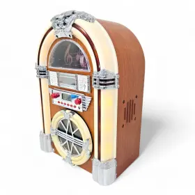 Rjb-2 Takashi Jukebox Am/fm Radio Cd Vtg Tabletop See Video Works Or For Parts Read Retro #2