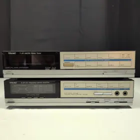 T-651 Teac Aj51 Vintage Hi-fi Integrated Component Stereo A-j51 And Am/fm Tuner
