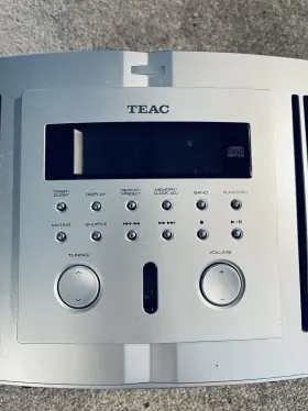 Cd-x6 Teac Wall Mount Stereo System Front Load Cd Player Tuner Aux Speakers #2