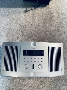 Cd-x6 Teac Wall Mount Stereo System Front Load Cd Player Tuner Aux Speakers