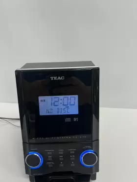 Cd-x70i Teac Micro Hi-fi System Ipod Dock Power 30w Without Speakers In Black #3