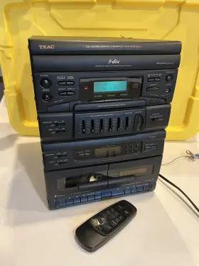Dc-d2150 Teac Cd Cassette Radio Tuner Remote Manual No Speakers Rare Read