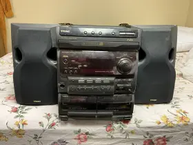 Dc-d4550 Teac 3 Disc Cd Am/fm Dual Cassette Stereo