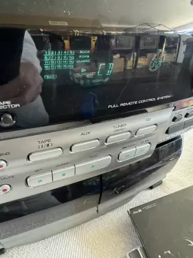 Dc-d4800 Teac Digital Compact Hi-fi System Duel Cassette Radio 3 Disc Cp Player #2