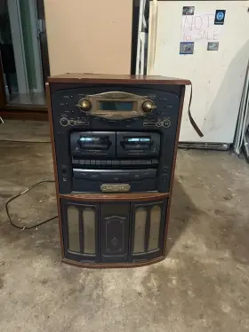 Gf-680 Teac Compact Hi-fi Stereo System Includes Record Player Cd And Cassette