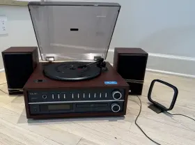 Mc-d800 Teac Bluetooth Turntable Audio System - Tested And Works