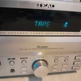 Mc-d90 Teac 3 Compact Disk Player Am/fm Tuner Amplifier Wonftt Read Disc #3