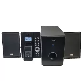 Mc-dx50i Teac Bookshelf Stereo Cd Radio Ipod Dock Subwoofer Nxt Speakers #2