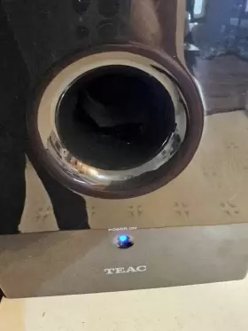 Mc-dx90i Teac Micro Hi-fi System Stereo Subwoofer Speakers With Remote Tested #3