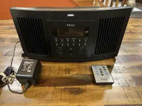 Ps-srl35us Teac Cd-x6 Wall Mount Stereo System All In 1 Cd Receiver Player W Remote Tested