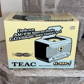Sl-d80-j Teac New In Box Jade Cd Player Alarm Clock Radio Retro/vintage Boombox