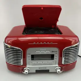 Sl-d930 Teac Bluetooth Sound System Cd Am/fw Audio Player Red Vintage Modern