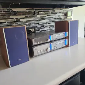 Se-hd55 Technics Stereo Mini System Complete Set Excellent