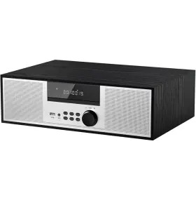 Tb-816 Tiamboy Vintage Style Micro Shelf System 40w Rms With Cd Player Bluetooth Usb