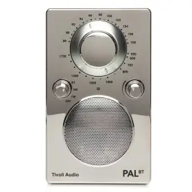 Palbt2ch Tivoli Audio Pal Bt Bluetooth Am/fm Portable Radio And Speaker Chrome