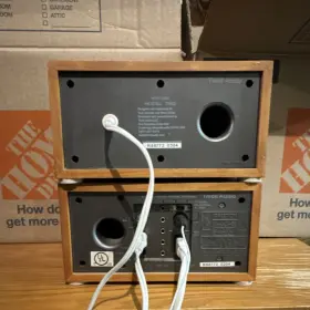 R55772 Tivoli Audio Model Two Am/fm Compact Stereo With Aux Input Tested Works Great