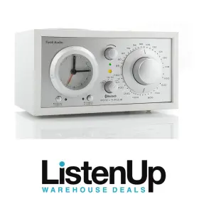 M3usbtwht Tivoli M3usbtwht/sil Audio Model Three Bt Am/fm Bluetooth Clock Radio With Usb Charging - White