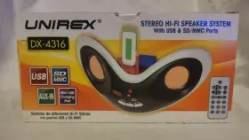 Unirex Dx-4316 Stereo Hi-fi Speaker System