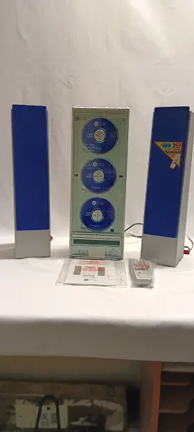 It-1000 Vertical Hi-fi 3 Cd Digital Stereo Radio System