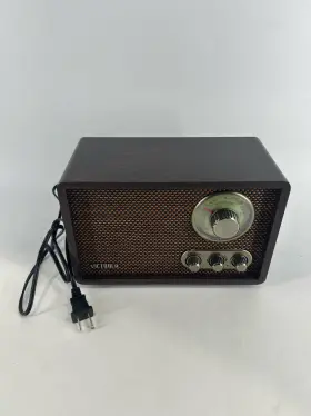 Victrola 651648058653 Willow Retro Wood Bluetooth Radio With Built-in Speakers - Broken